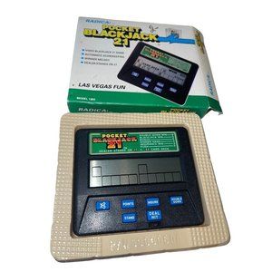 RADICA Pocket Blackjack 21 Model 1350
